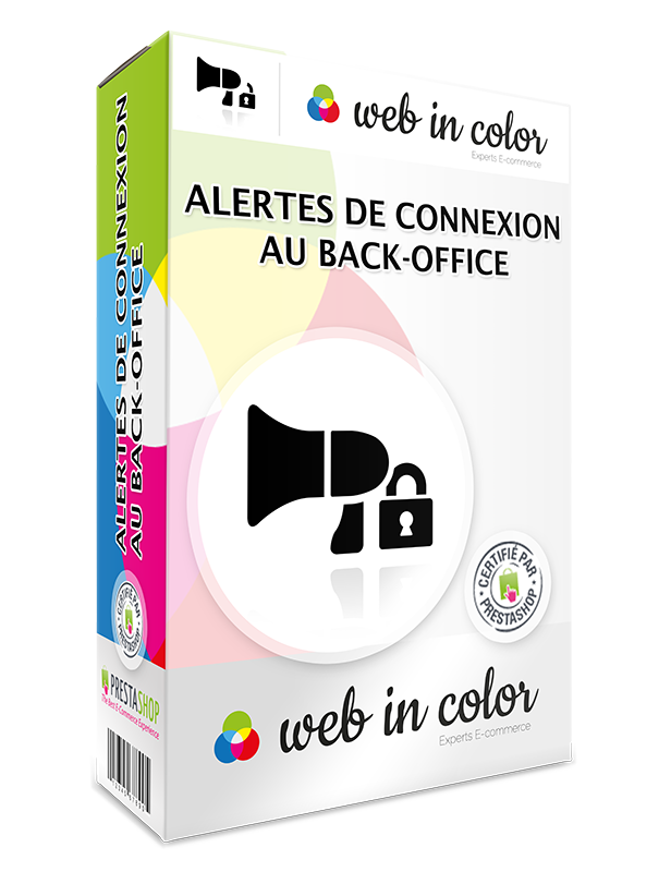 boite Alerte de connexion au Back-Office pour Prestashop