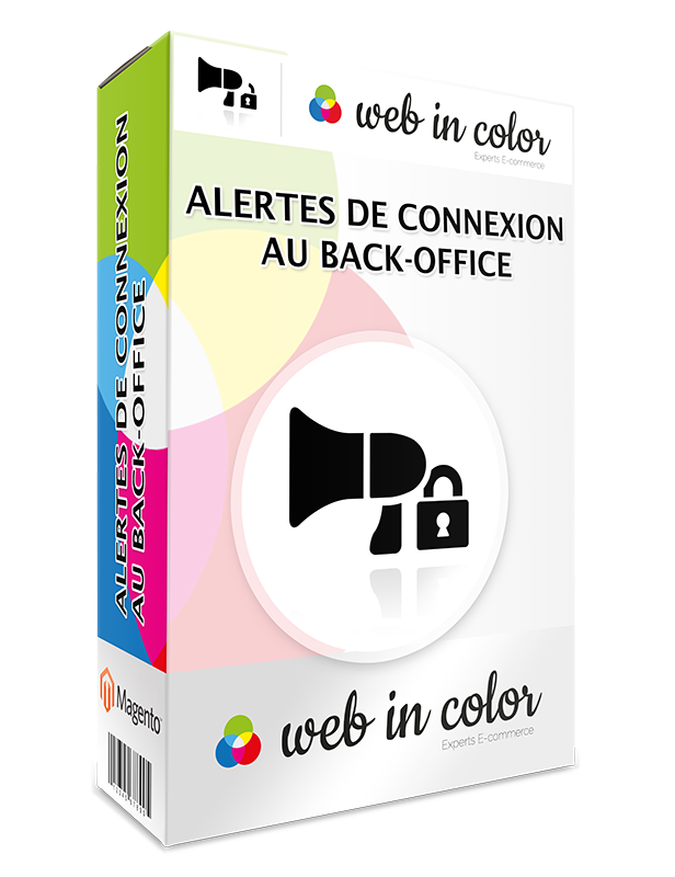 boite Alerte de connexion au Back-Office pour Magento