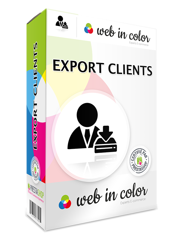 boite Exports Clients pour Prestashop